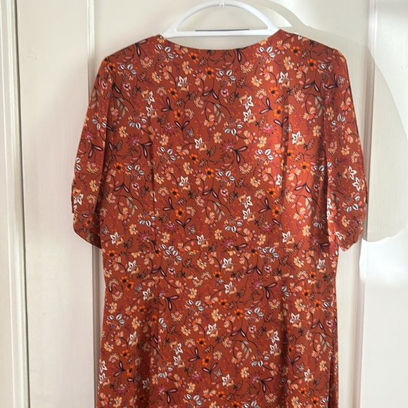 Nanette Lepore floral faux wrap dress - Picture 6 of 7